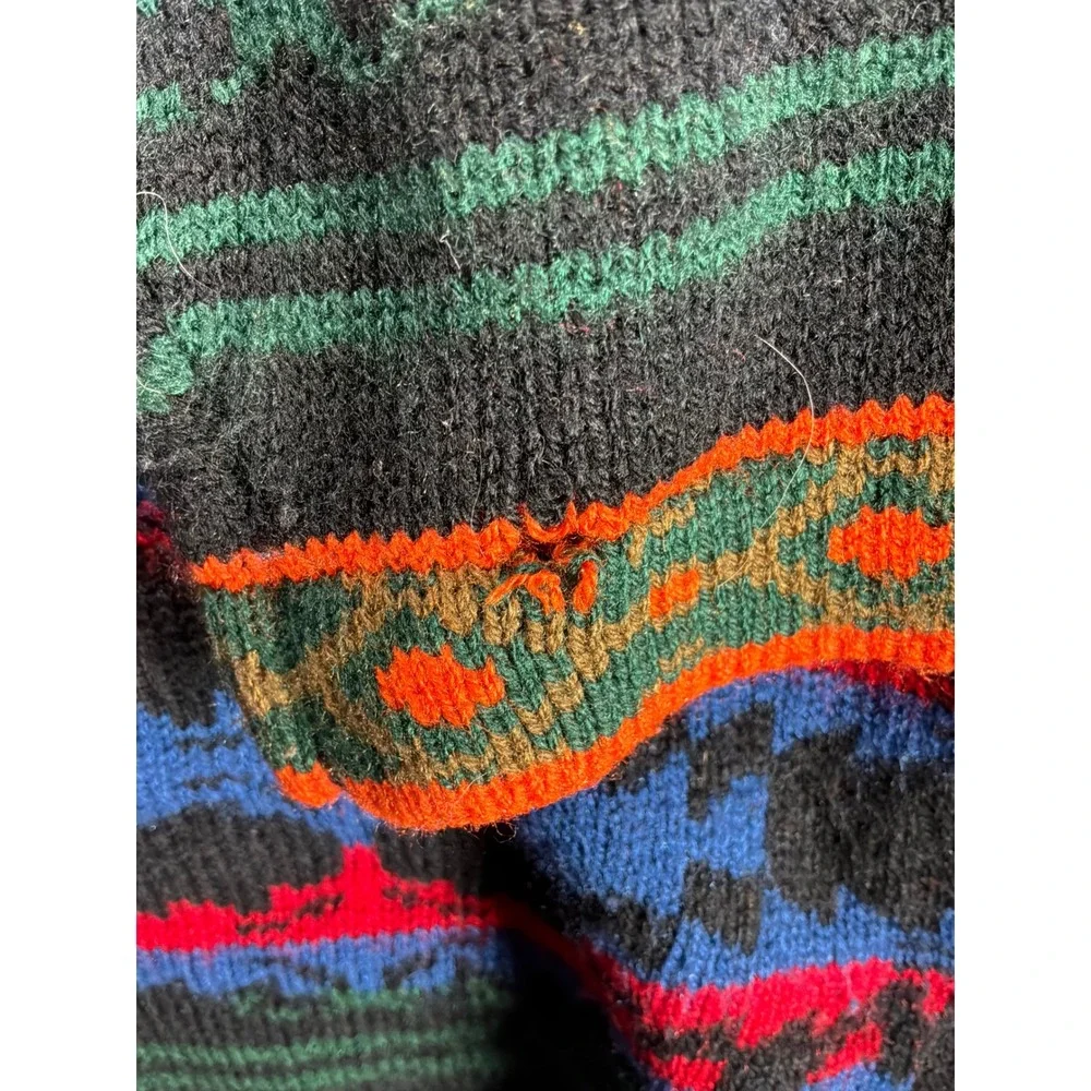 Southwestern ‎ Kurt cobain Plus Silvercord II Knit Cardigan 2X Multi-Colora